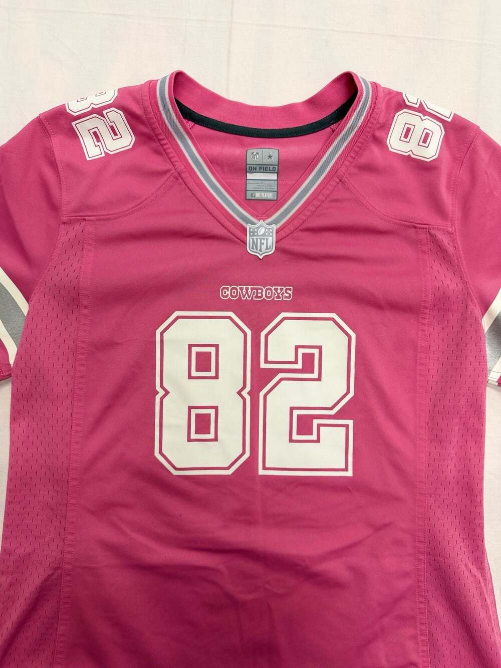 NFL Dallas Cowboys Jason Witten 82 Pink Breast Cancer Awareness Jersey Size L - Picture 5 of 8